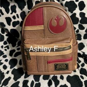 Star wars Finn loungefly backpack heart logo not rerelease